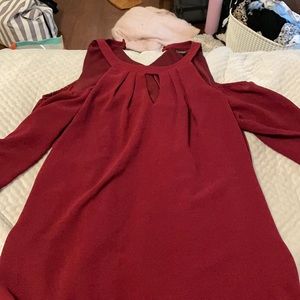 Maroon fancy dress
